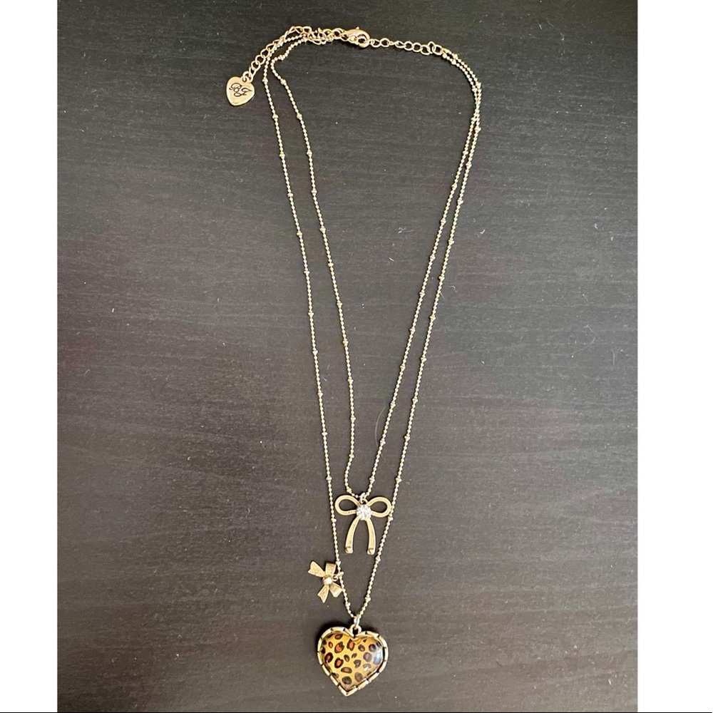 Betsey Johnson Heart Necklace